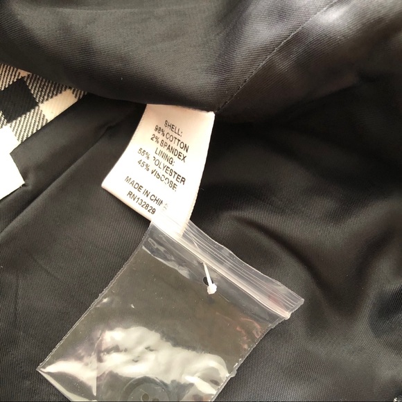 L’Academie Black White Checker Cropped Top XL NWT Coastal Cowgirl - Picture 10 of 11